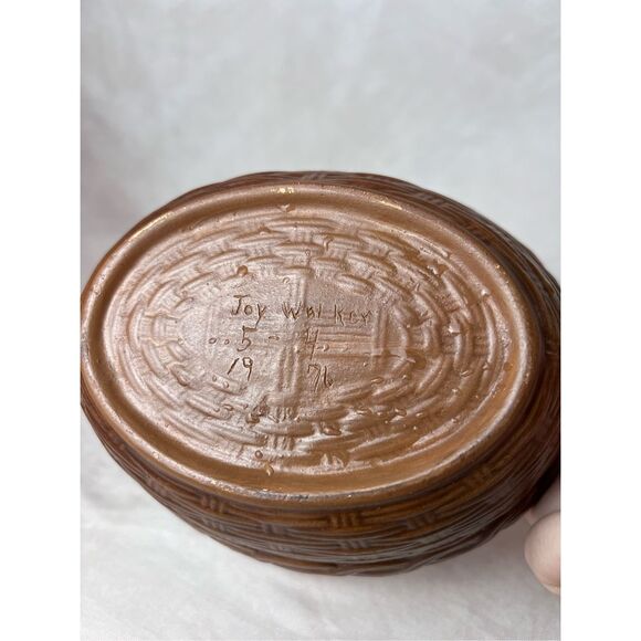 Vintage Hen on Nest Painted Ceramic 1970s - Picture 10 of 10